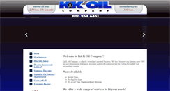 Desktop Screenshot of kandkoil.com